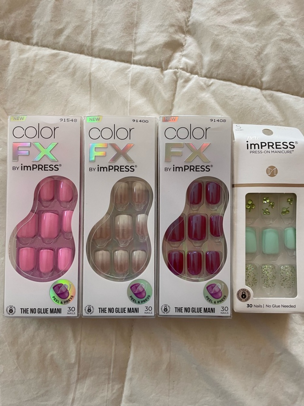 imPRESS Color FX Press-On Manicure Set - 4 different sets.